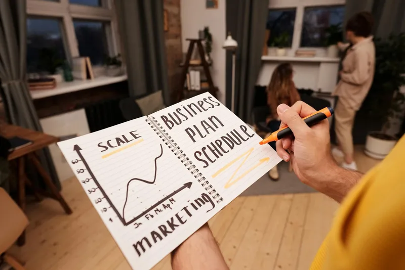 Content type planning chart showing four goal categories for a YouTube content strategy